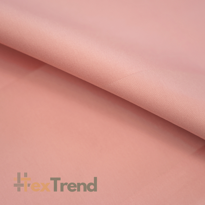 Dekorative Stoff 100% Baumwolle mit Rändern - schmutziges Rosa