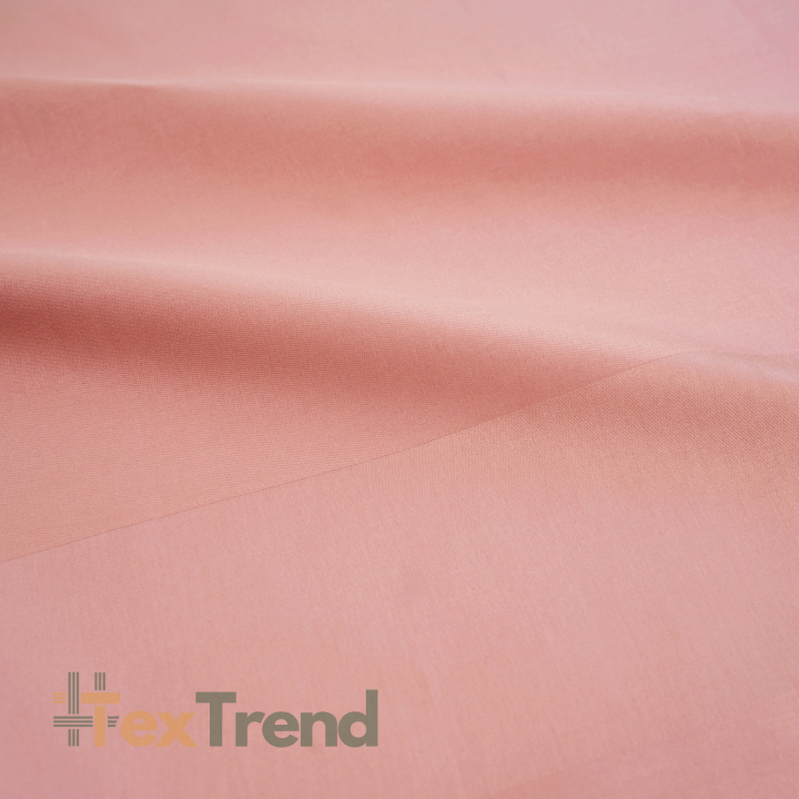 Dekorative Stoff 100% Baumwolle mit Rändern - schmutziges Rosa