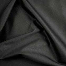 Premium Baumwollsatin schwarz (Black) - 220 cm