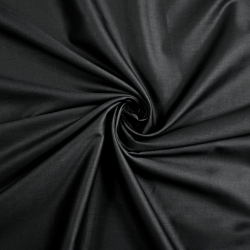 Premium Baumwollsatin schwarz (Black) - 220 cm
