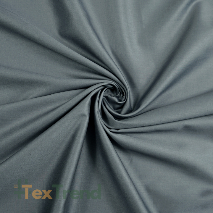 Premium Baumwollsatin dunkelgrau - 220 cm