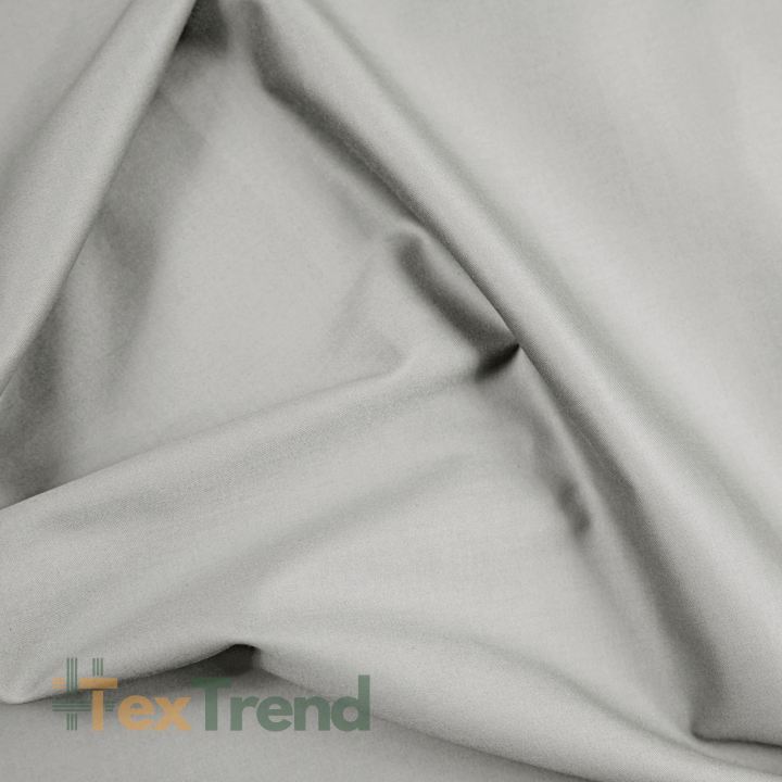 Premium Baumwollsatin hellgrau - 220 cm