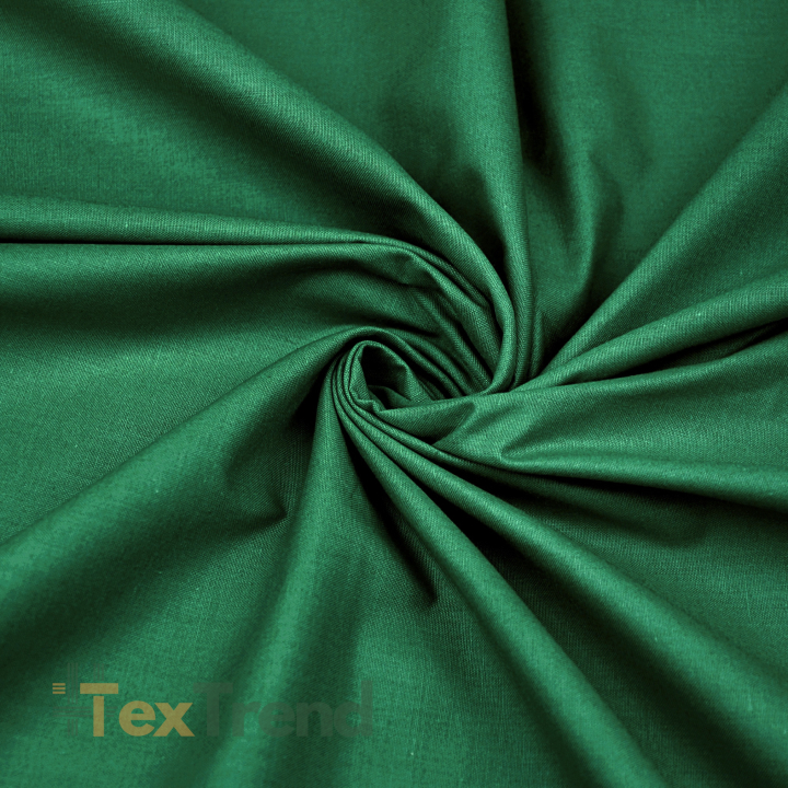 Baumwolle 100% einfarbig flaschengrün - 502/4  