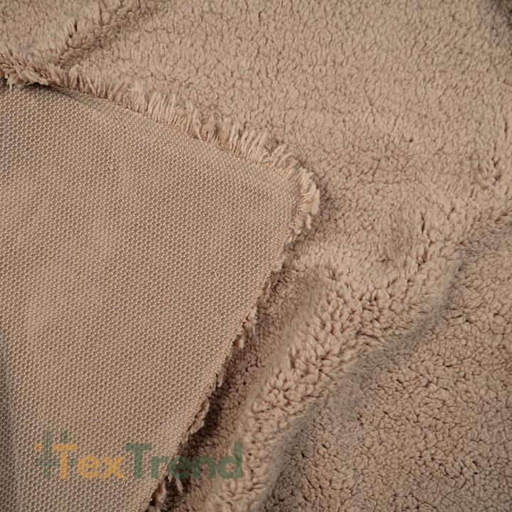 Polar Sherpa Fleece Lammfell - hellbraun (Brown)