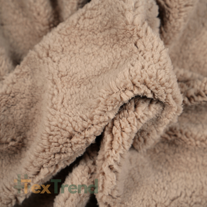 Polar Sherpa Fleece Lammfell - hellbraun (Brown)