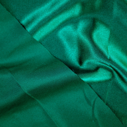 Kleidungsstoff Satin mit Lycra - Flaschengrün 110