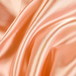 Kleidungsstoff Satin mit Lycra - orange 56