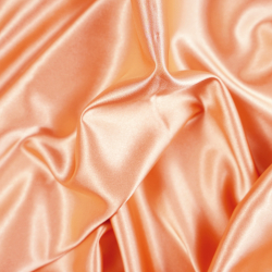 Kleidungsstoff Satin mit Lycra - orange 56