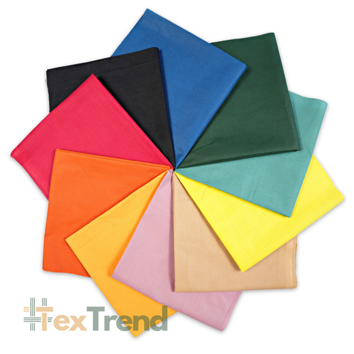 Patchwork-Stoffset 20 Stück 40 x 40 cm - Mix aus einfarbigen Farben