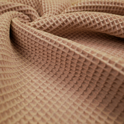 Baumwoll-Waffel - hellbraun (Brown)