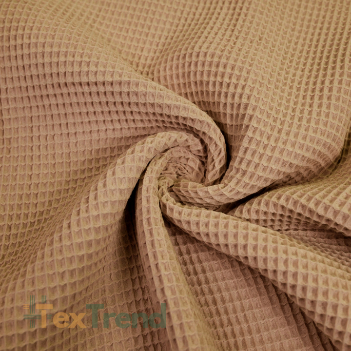 Baumwoll-Waffel - hellbraun (Brown)