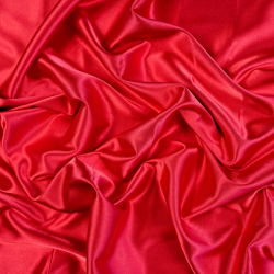 Kleidungsstoff Satin mit Lycra - rot 20