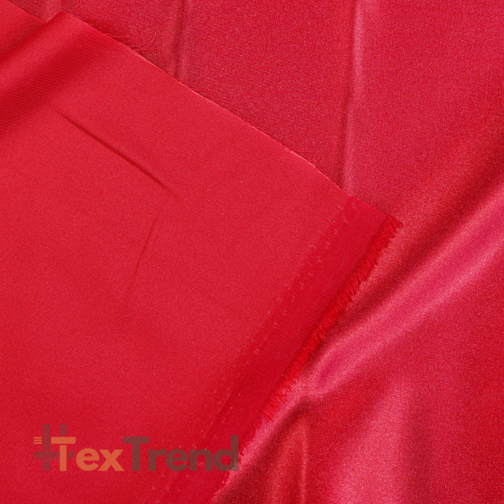 Kleidungsstoff Satin mit Lycra - rot 20