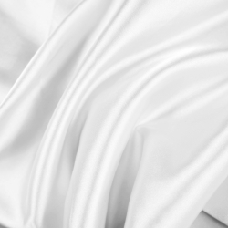 Kleidungsstoff Satin mit Lycra - weiß 1