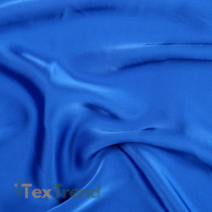 Armani Satin Stoff / Kunstseide - Saphir 30