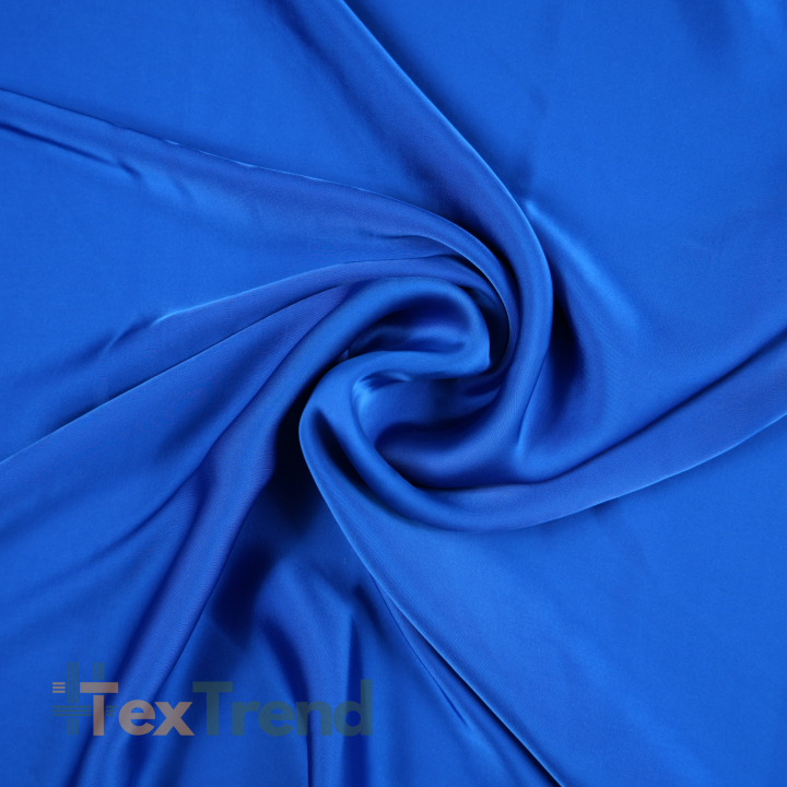 Armani Satin Stoff / Kunstseide - Saphir 30