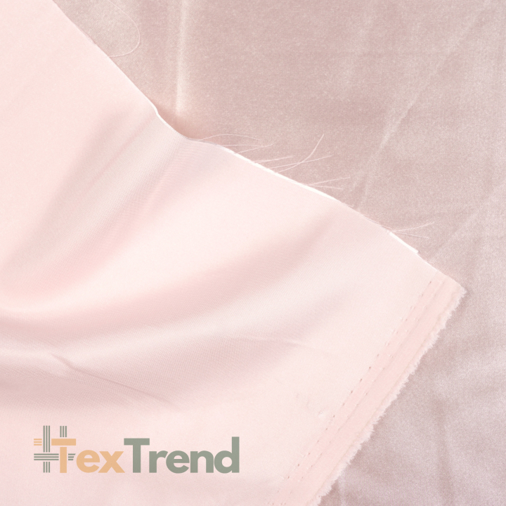 Kleidungsstoff Satin mit Lycra - hellrosa 4