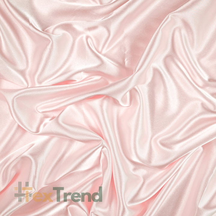 Kleidungsstoff Satin mit Lycra - hellrosa 4