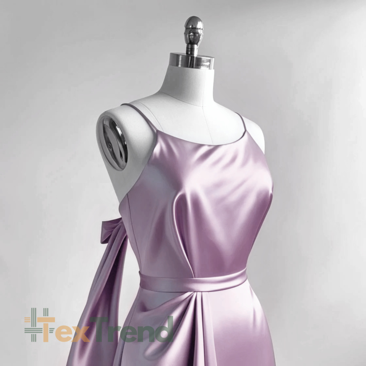 Kleidungsstoff Satin mit Lycra - schmutziges Lavendel 37