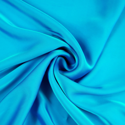 Armani Satin Stoff / Kunstseide - Türkis 29