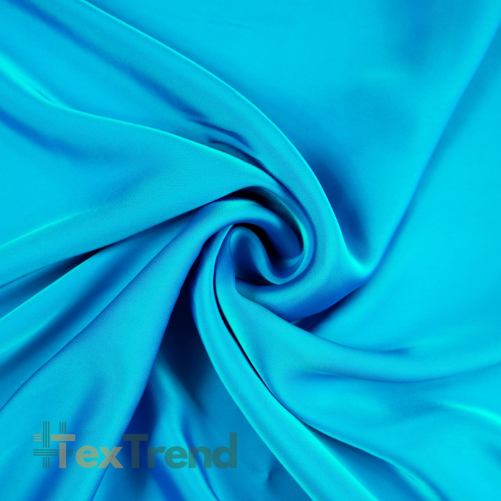 Armani Satin Stoff / Kunstseide - Türkis 29