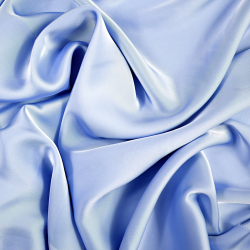 Armani Satin Stoff / Kunstseide - Pariser Blau 22