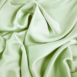 Armani Satin Stoff / Kunstseide - Pistazie 17