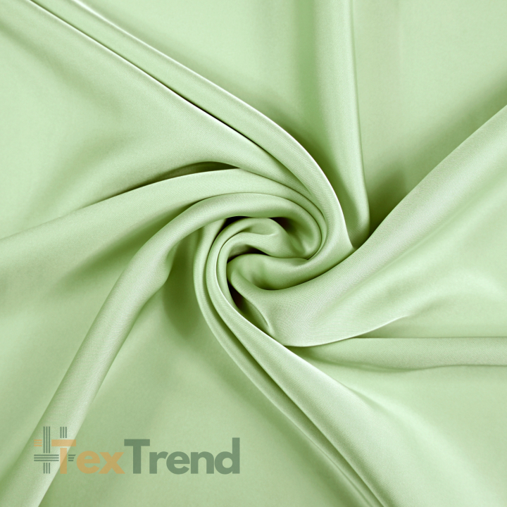 Armani Satin Stoff / Kunstseide - Pistazie 17