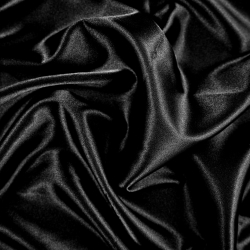 Kleidungsstoff Satin mit Lycra - schwarz 95