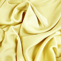 Armani Satin Stoff / Kunstseide - hellgelb 26