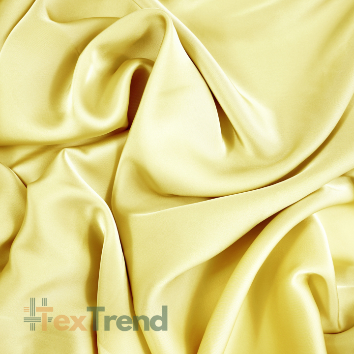 Armani Satin Stoff / Kunstseide - hellgelb 26