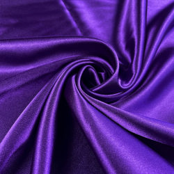 Doppelseitiger Bekleidungsstoff Satin / Taft - dunkellila 64