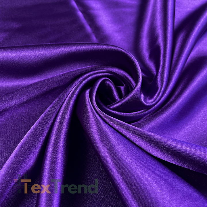 Doppelseitiger Bekleidungsstoff Satin / Taft - dunkellila 64