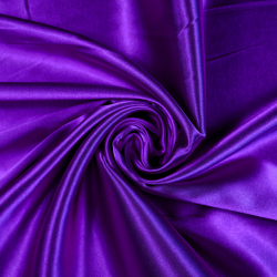 Doppelseitiger Bekleidungsstoff Satin / Taft - dunkellila 64