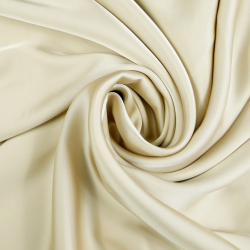 Armani Satin Stoff / Kunstseide - Sand 13