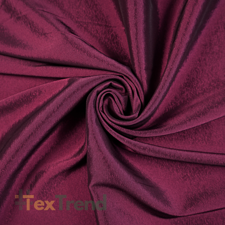 Zweifarbiger Bekleidungsstoff Satin / Taft - Rot 44