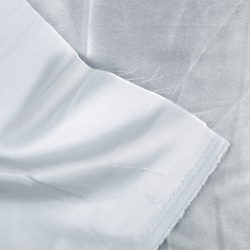 Kleidungsstoff Satin mit Lycra - Silber 106