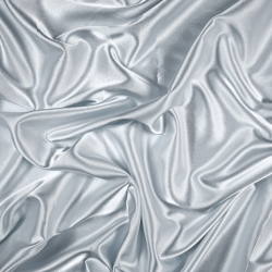 Kleidungsstoff Satin mit Lycra - Silber 106