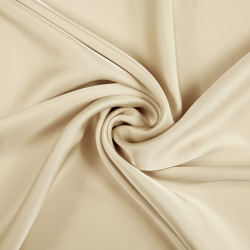 Armani Satin Stoff / Kunstseide - Beige 5