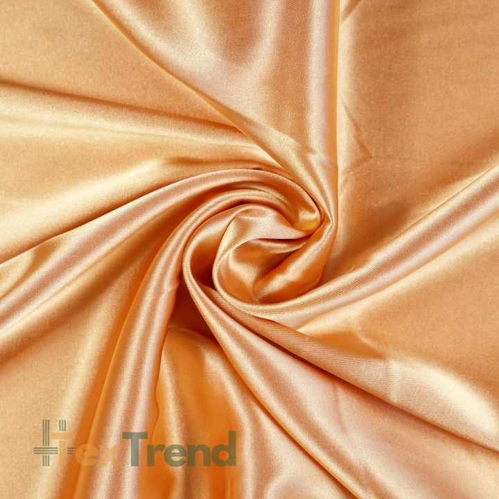 Zweiseitiger Bekleidungsstoff Satin / Taft - Orange 24