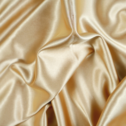 Kleidungsstoff Satin mit Lycra - Gold 24