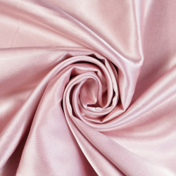Doppelseitiger Bekleidungsstoff Satin / Taft - schmutziges Rosa 4