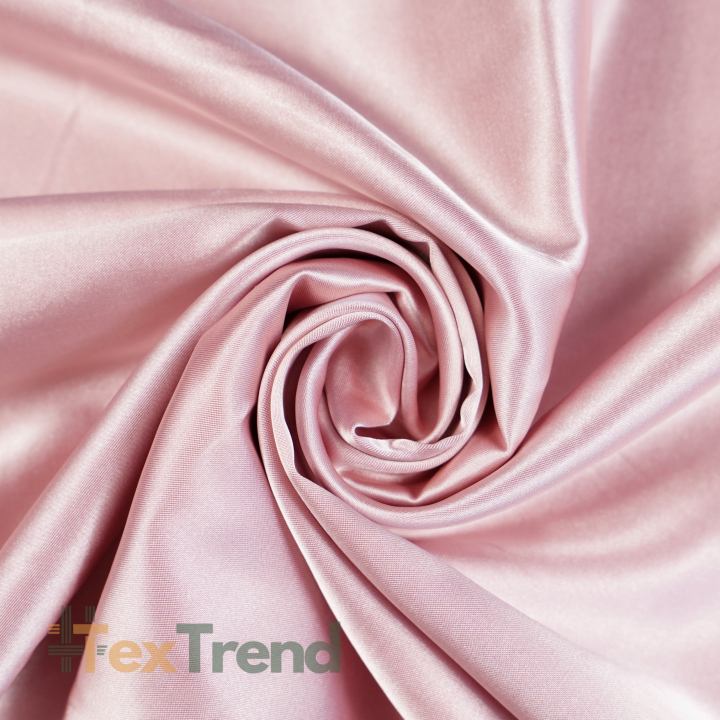Doppelseitiger Bekleidungsstoff Satin / Taft - schmutziges Rosa 4