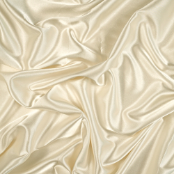 Kleidungsstoff Satin mit Lycra - hellgold 23