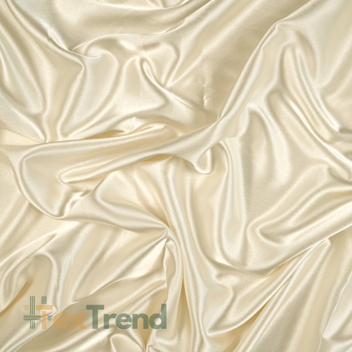 Kleidungsstoff Satin mit Lycra - hellgold 23