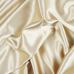 Kleidungsstoff Satin mit Lycra - hellgold 23