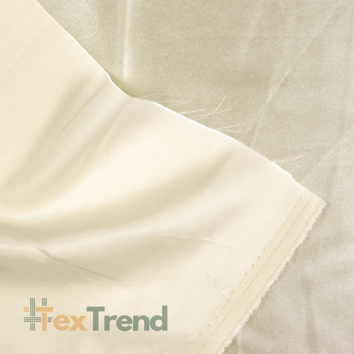 Kleidungsstoff Satin mit Lycra - hellgold 23