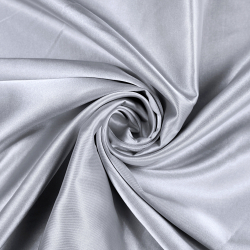 Doppelseitiger Bekleidungsstoff Satin / Taft - grau graphit 27