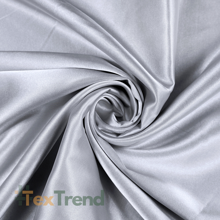 Doppelseitiger Bekleidungsstoff Satin / Taft - grau graphit 27