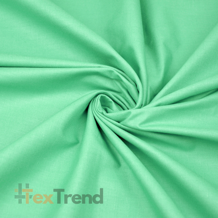100% Baumwolle einfarbig mint 502/1